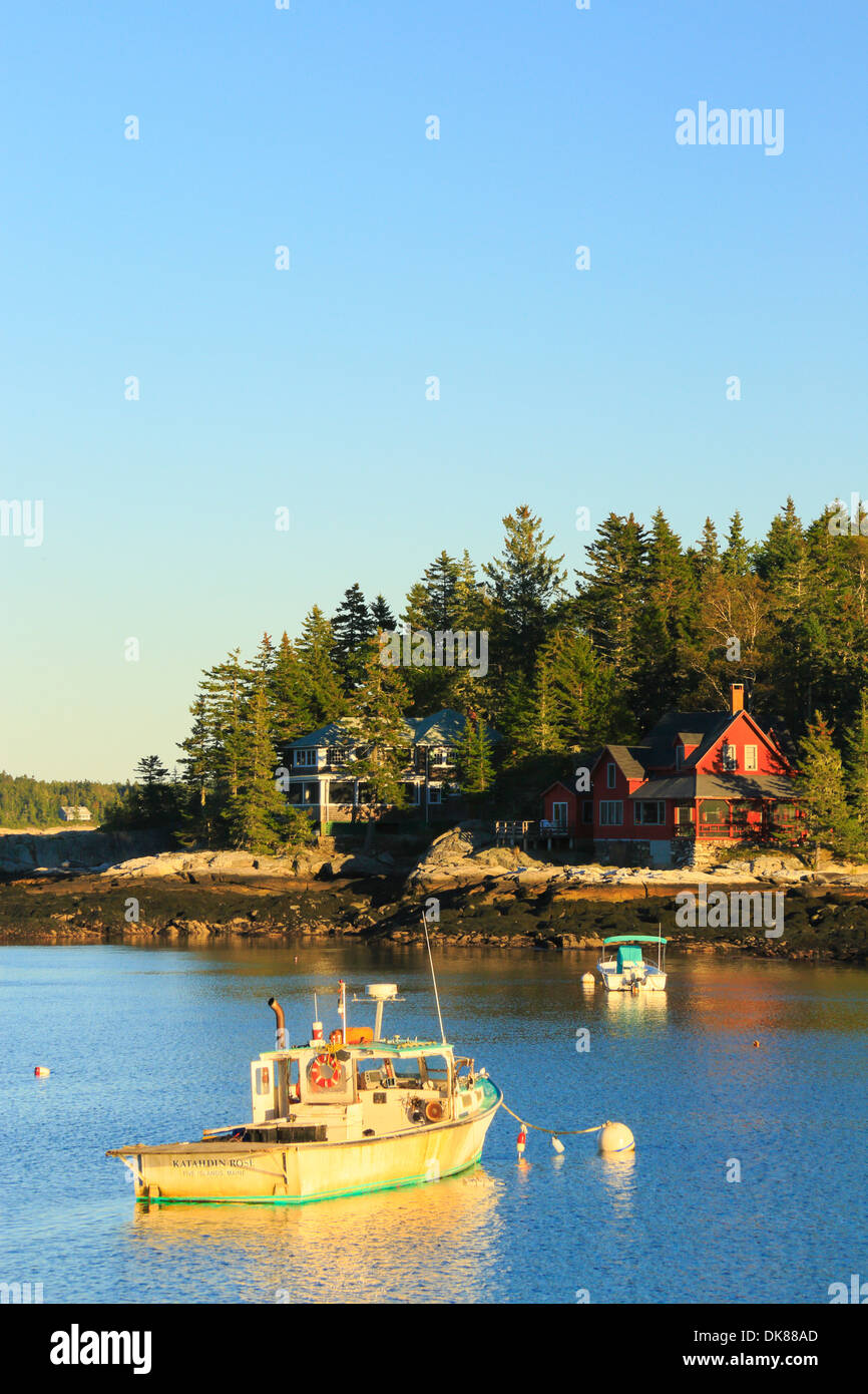 Cinque isole, Maine, Stati Uniti d'America Foto Stock