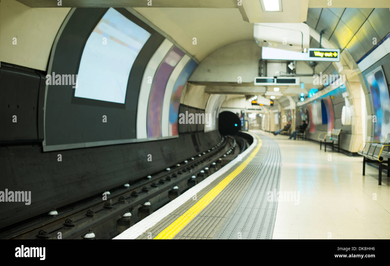 La metropolitana di Londra Foto Stock