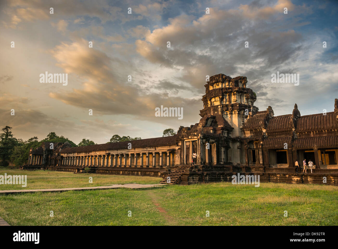 Paesaggio di Angkor Wat, Siem Reap, Cambogia Foto Stock