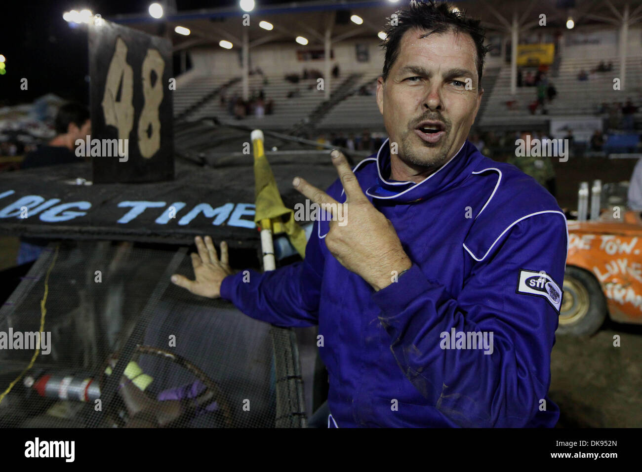 Demolition derby county fair in immagini e fotografie stock ad alta