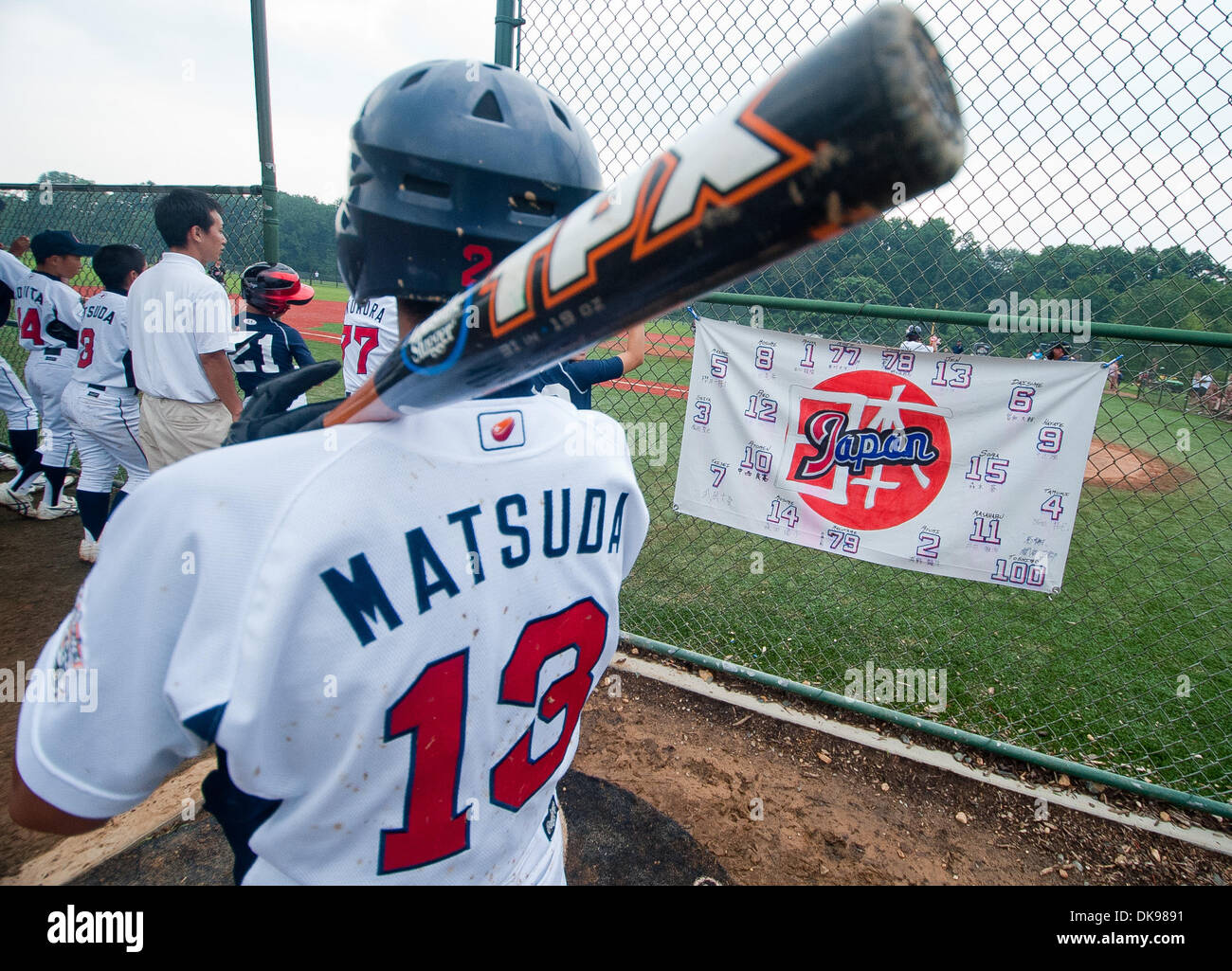 Agosto 13, 2011 - Aberdeen, Maryland, Stati Uniti - Scene di Cal Ripken Babe Ruth World Series di Aberdeen, Maryland il 13 agosto 2011 (credito Immagine: © Scott Serio/eclipse/ZUMAPRESS.com) Foto Stock