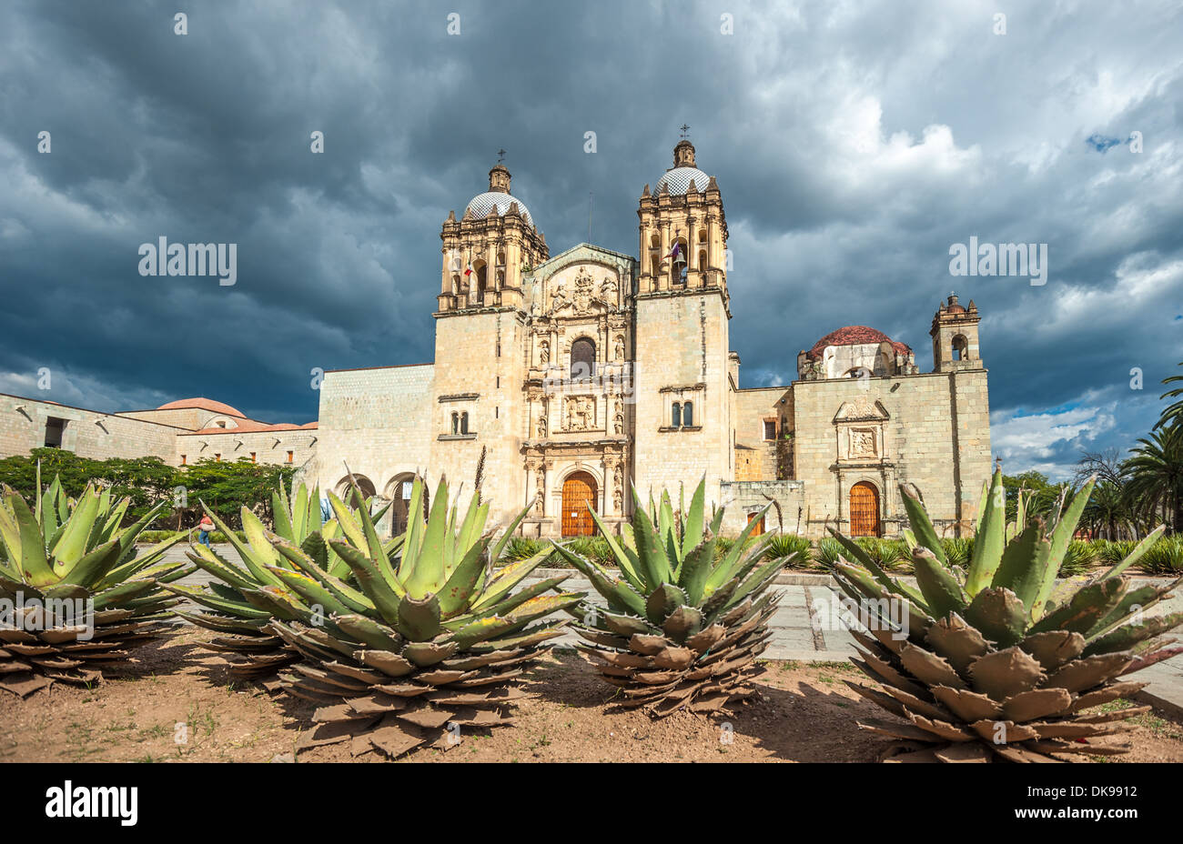 Chiesa di Santo Domingo de Guzman in Oaxaca, Messico Foto Stock