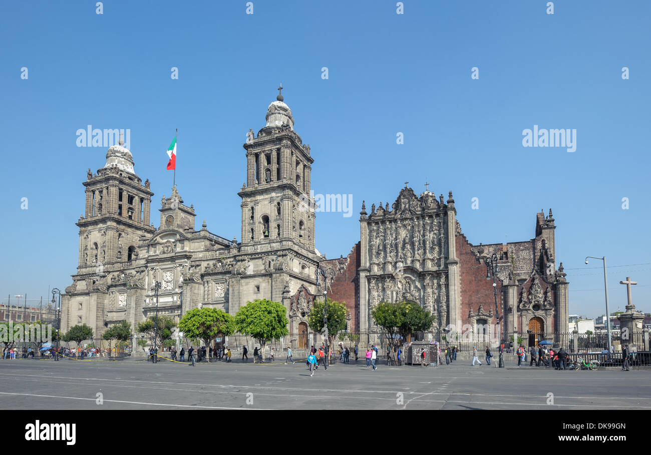 Cattedrale Metropolitana dell Assunzione di Maria di Città del Messico Foto Stock