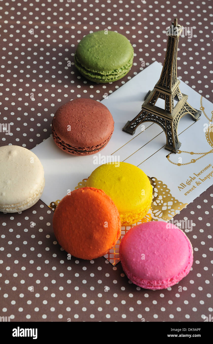 Macarons Foto Stock