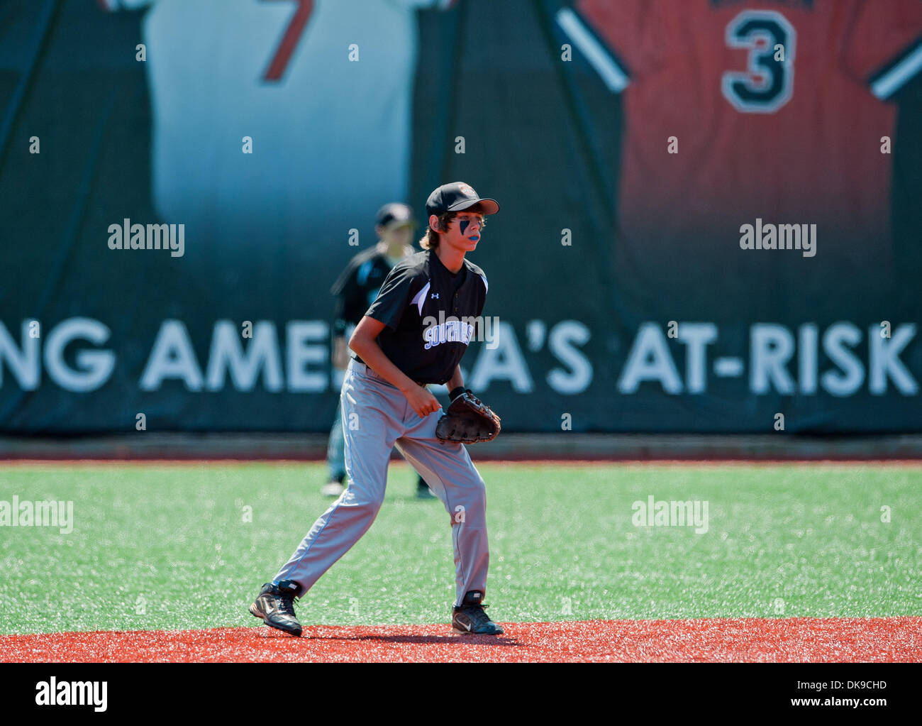 Agosto 17, 2011 - Aberdeen, Maryland, Stati Uniti - Azione durante il Cal Ripken World Series di Aberdeen, Maryland il 17 agosto 2011. (Credito Immagine: © Scott Serio/eclipse/ZUMAPRESS.com) Foto Stock