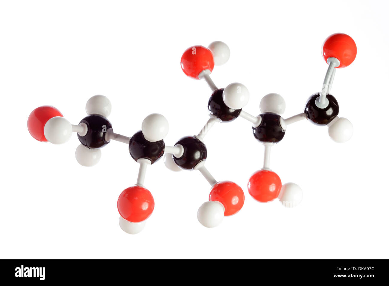 Glucosio modello di catena Foto Stock