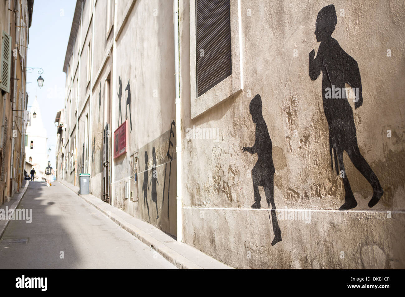 Streetscene, Marsiglia, Francia Foto Stock