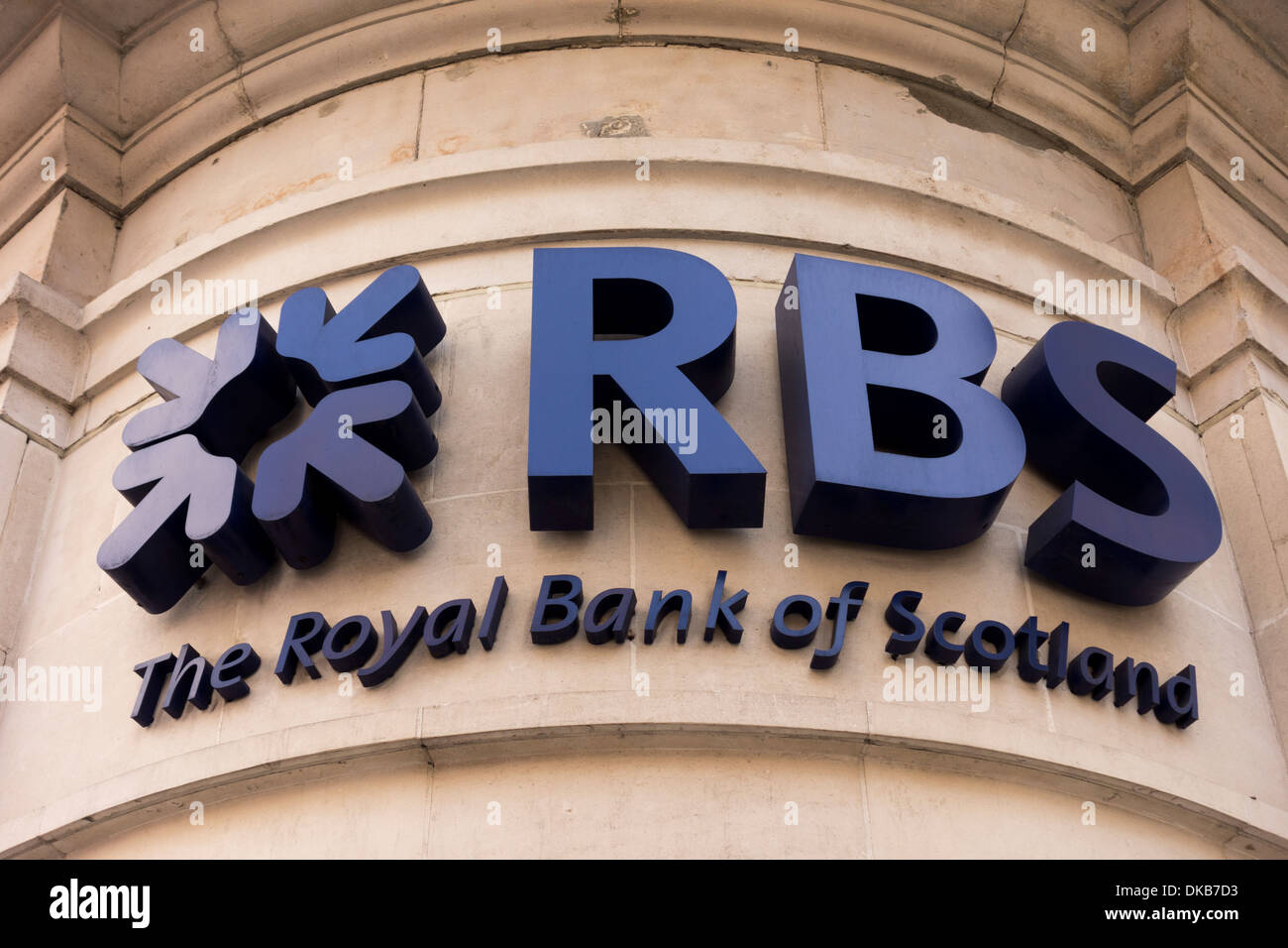 RBS, The Royal Bank of Scotland, logo, REGNO UNITO Foto Stock