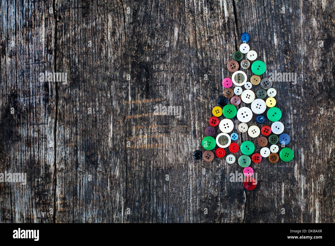 Anno nuovo sfondo con albero di natale Foto Stock