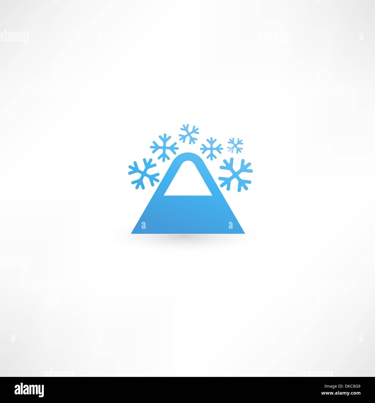 Icona della montagna Illustrazione Vettoriale