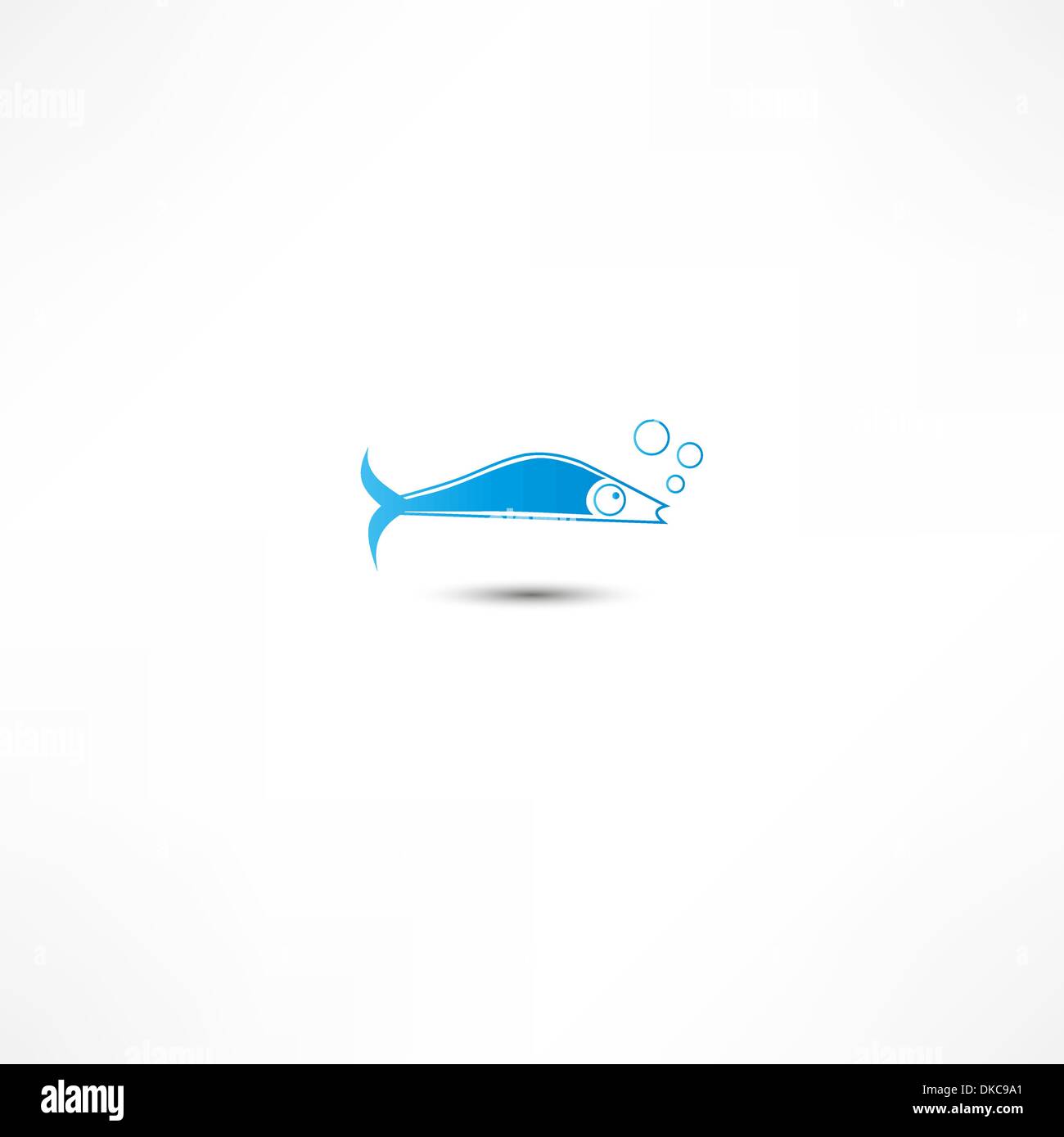 Icona del pesce Illustrazione Vettoriale