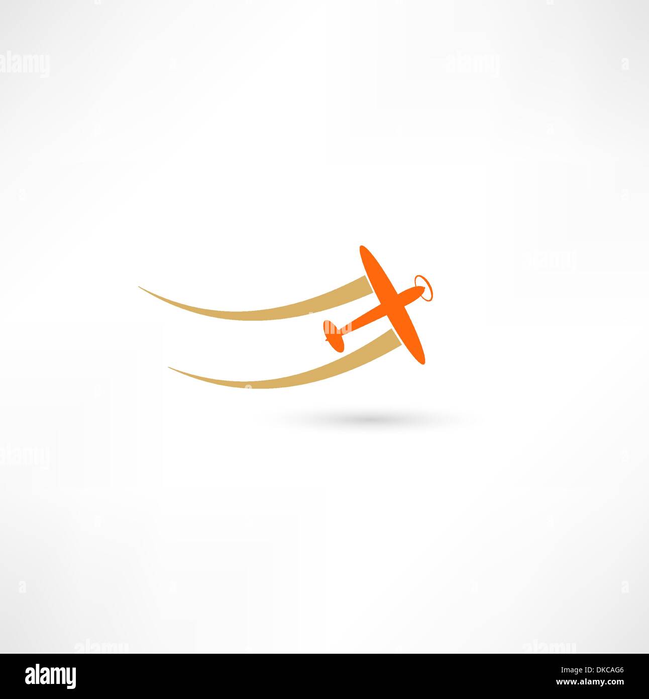 Simboli di aeroplano Illustrazione Vettoriale