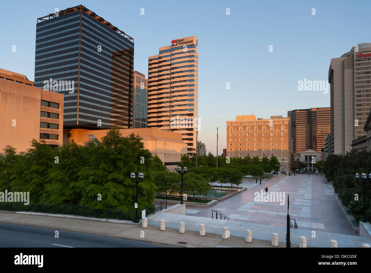 Il centro cittadino di Nashville, TN, Stati Uniti d'America Foto Stock