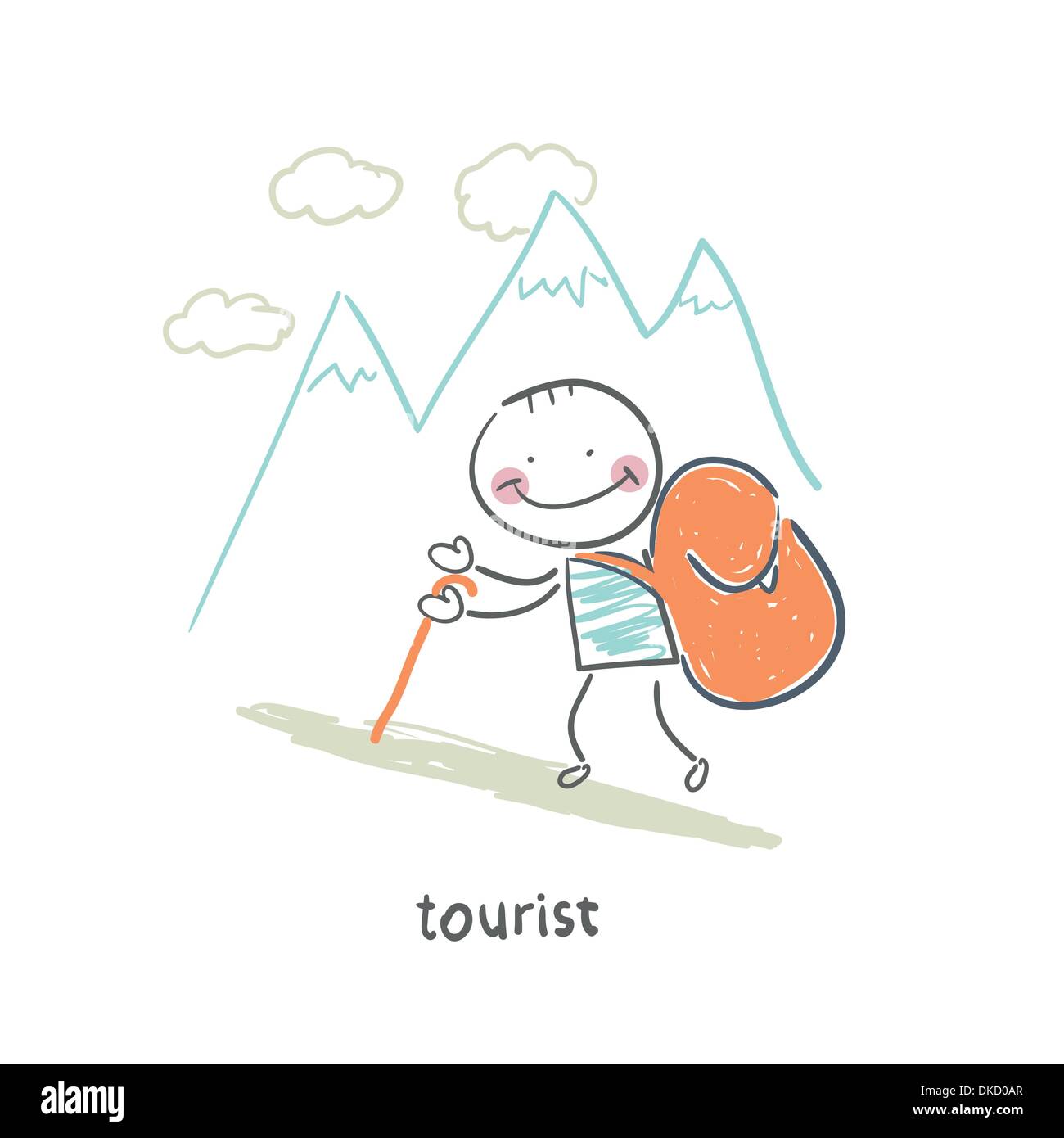 Turistiche Illustrazione Vettoriale