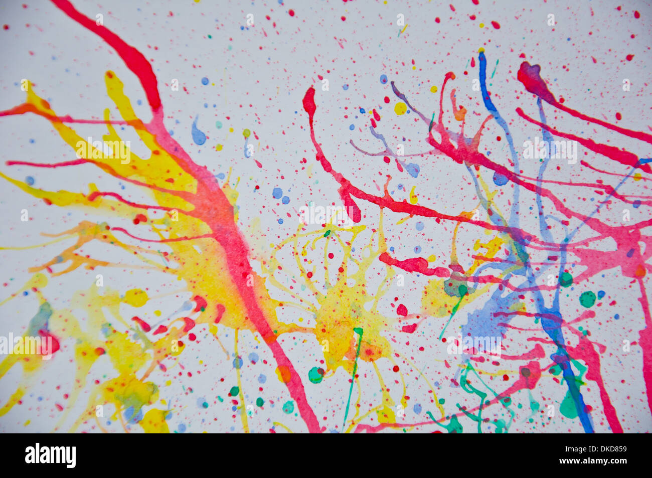 Colorati di varie acqua astratto colore sfondo d'arte Foto Stock