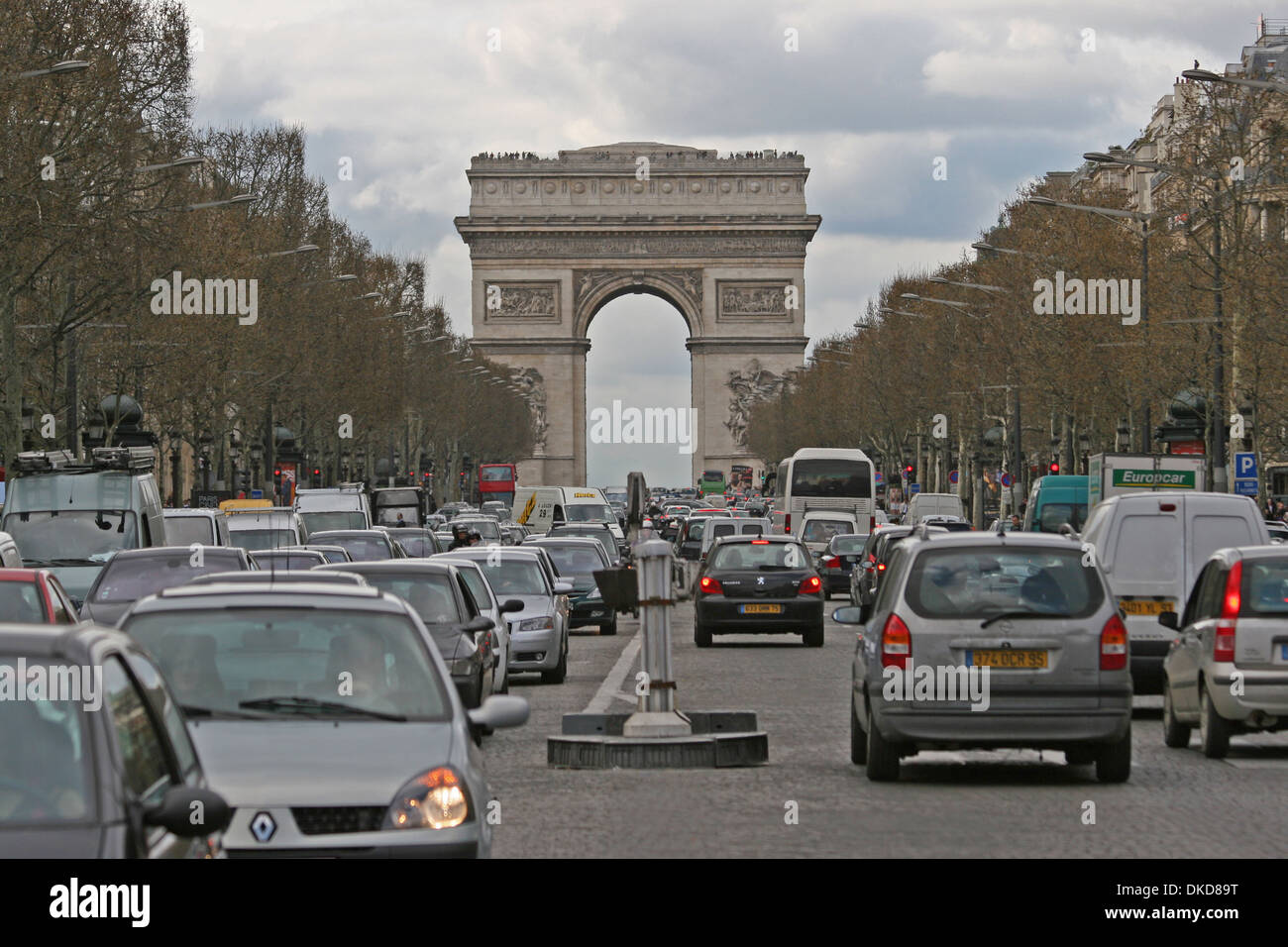 Avenue des Champs-Élysées Foto Stock