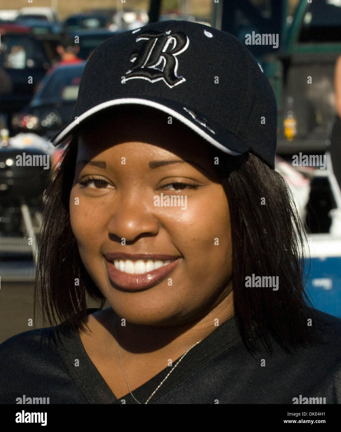 Agosto18, 2007 - San Francisco, California, Stati Uniti - San Francisco 49ers vs Oakland Raiders a Bill Walsh campo. Leslie Shadrick di Stockton. (Credit: © Al Golub/ZUMApress.com) Foto Stock