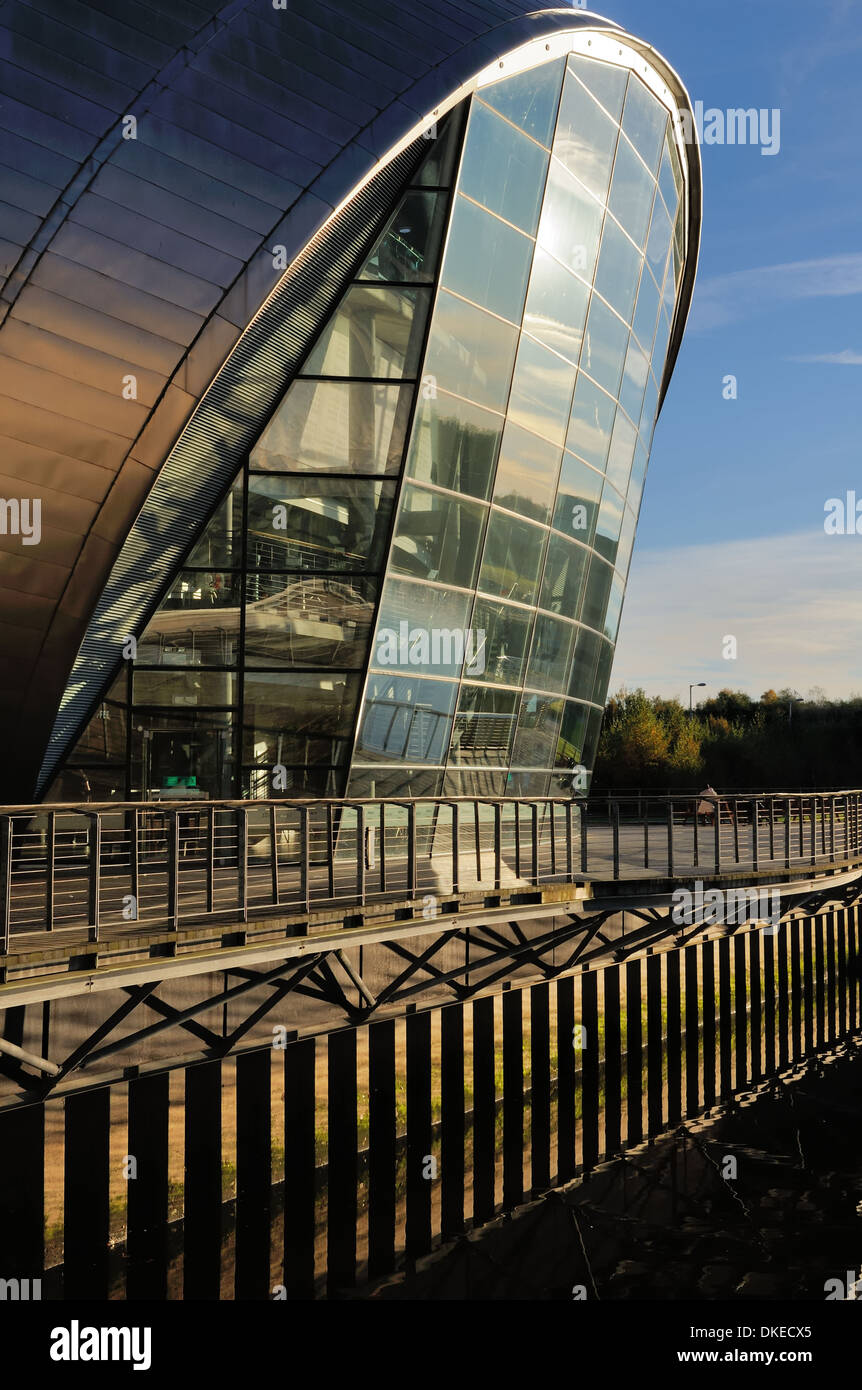 IMAX Theatre e la Dockland area di Glasgow, Scotland, Regno Unito Foto Stock