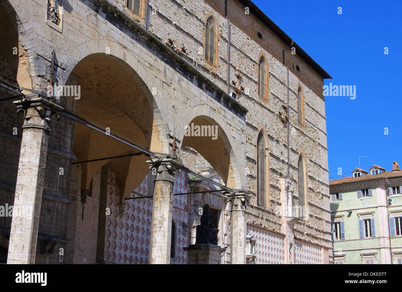 Perugia Dom - la cattedrale di Perugia 02 Foto Stock