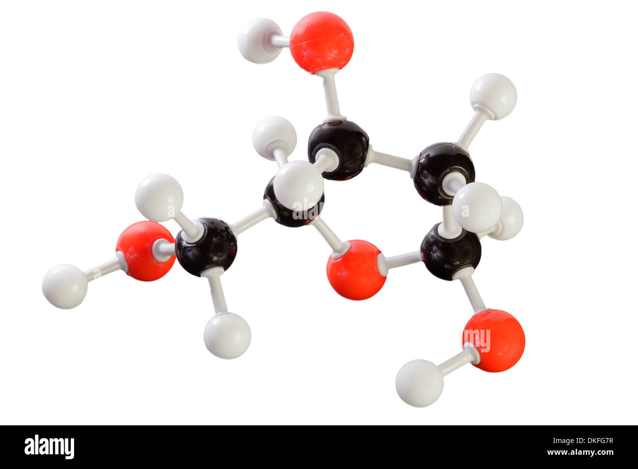 Deossiribosio molecola modello Foto Stock