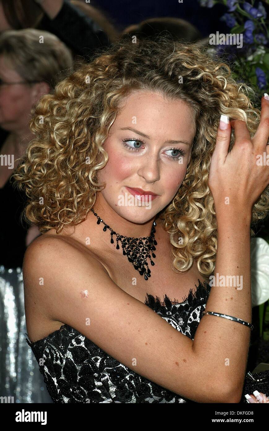 HELEN DAVIES.attrice. .BBC Television Centre di Londra.18/05/2002.DI1419.Credit: ALLSTAR/ Foto Stock