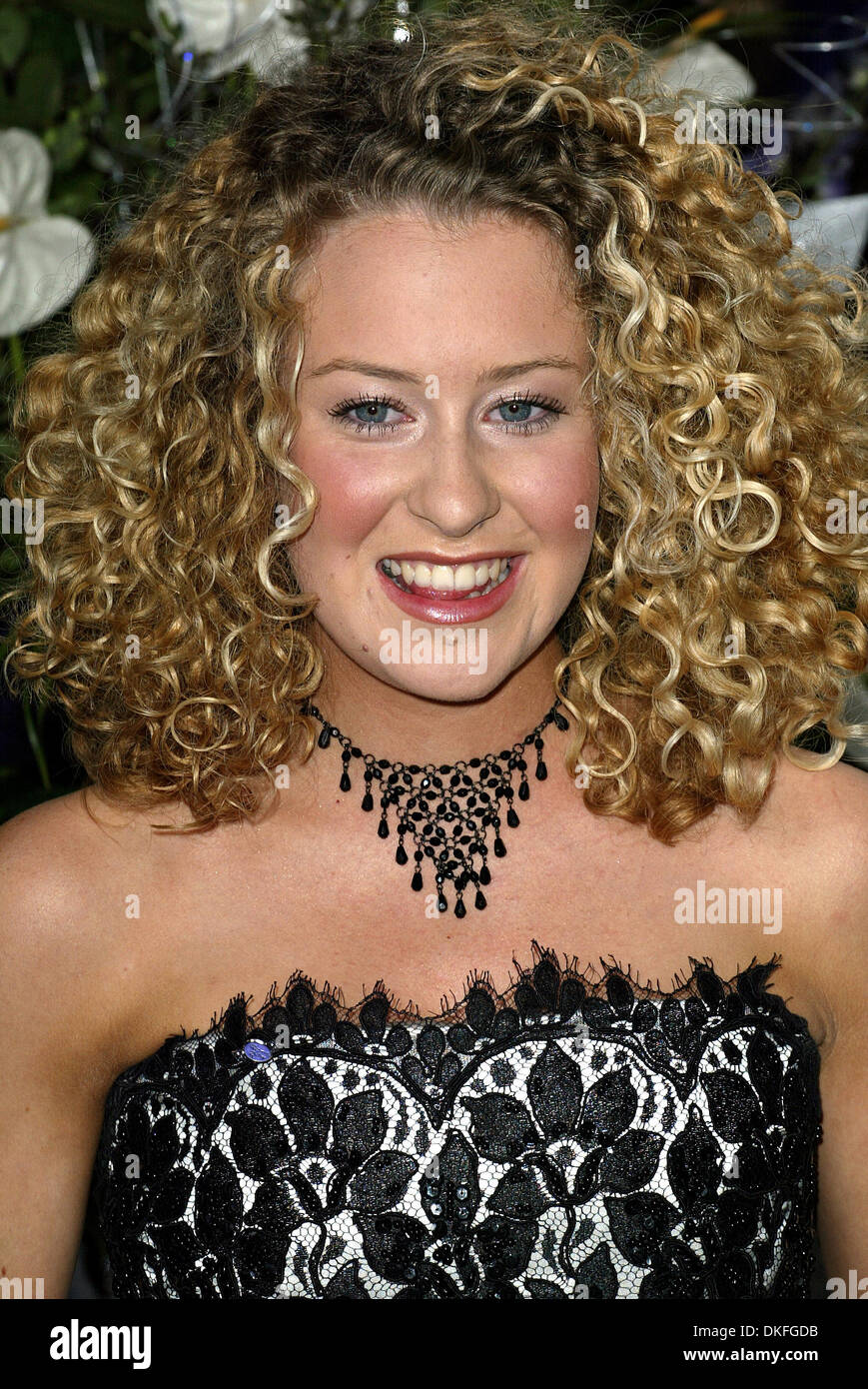 HELEN DAVIES.attrice. .BBC Television Centre di Londra.18/05/2002.DI1653.Credit: ALLSTAR/ Foto Stock