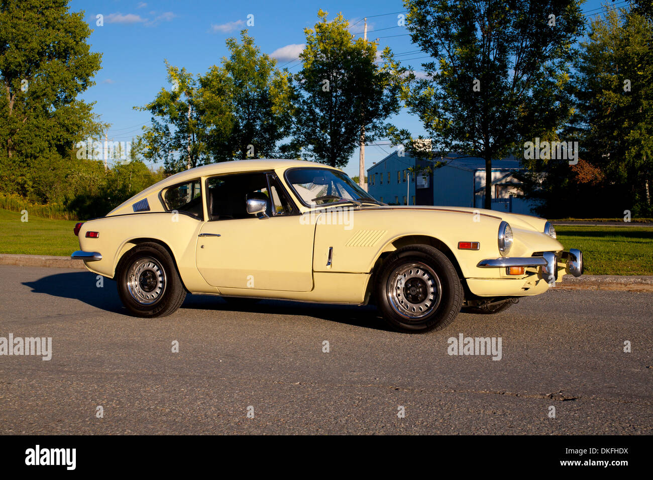 1970 Triumph GT6 Plus, Magog, Quebec, Canada Foto Stock