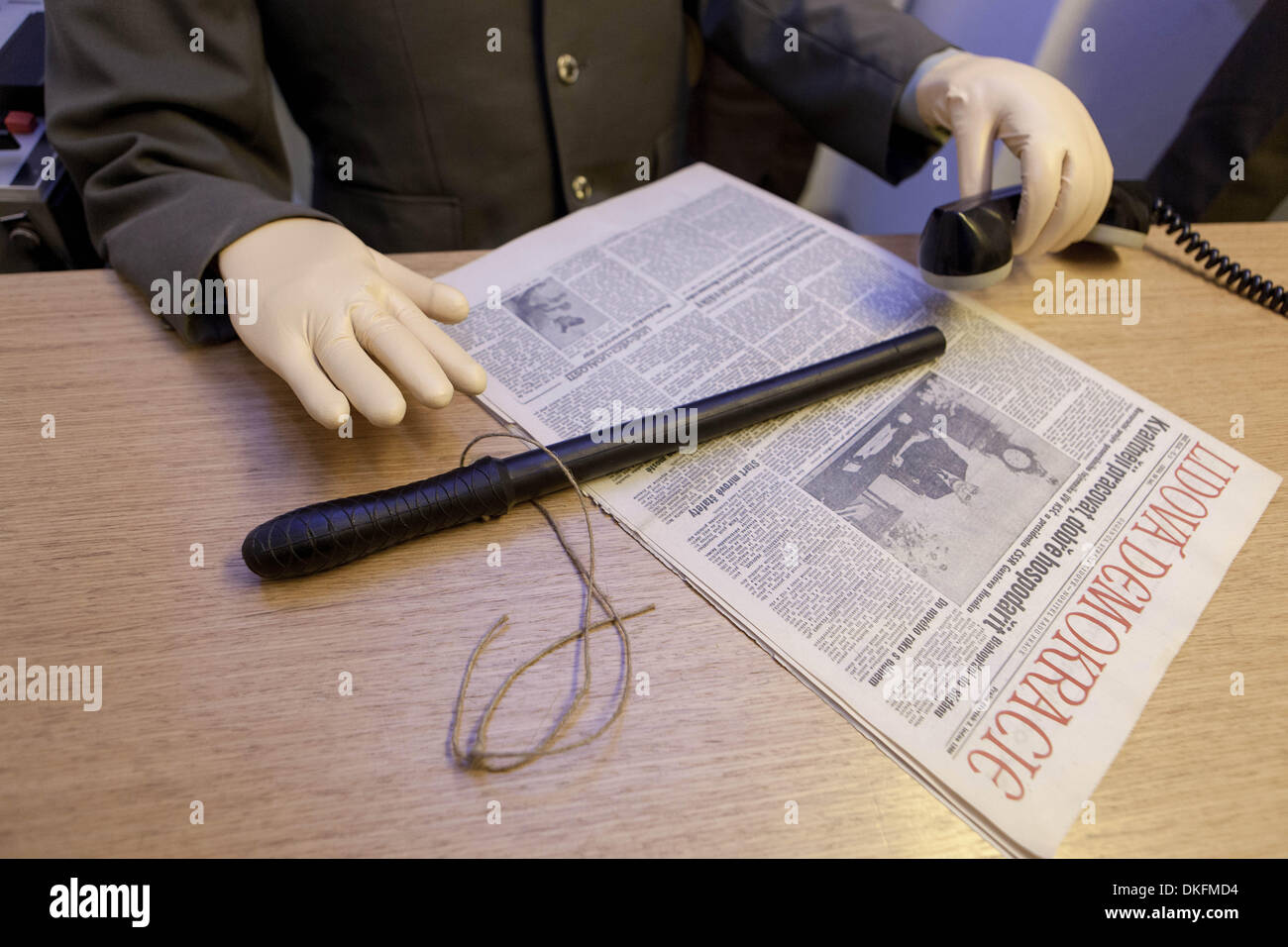 Museo delle Spy all'Hotel Jalta. La metropolitana dell'hotel Praga Repubblica Ceca Foto Stock