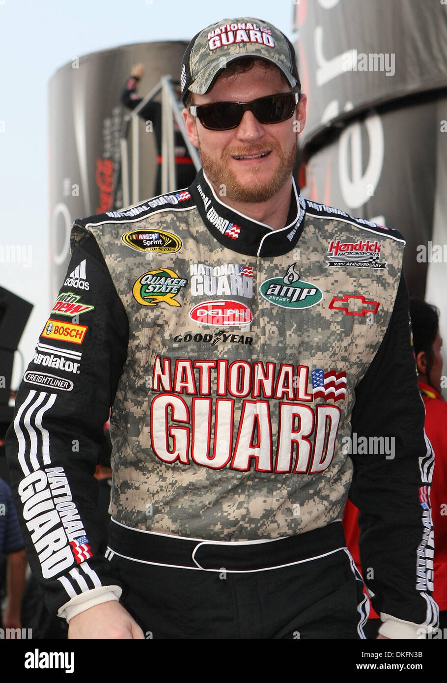 Jul 04, 2009 - Daytona Beach , Florida , STATI UNITI D'AMERICA - Ritratto di Driver Dale Earnhardt Jr durante la NASCAR Coke Zero 400 gara al Daytona International Speedway di Daytona Beach. (Credito Immagine: © Alex Mwnendez/Southcreek/ZUMA Press) Foto Stock