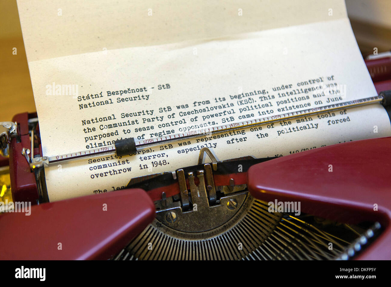 Museo delle Spy all'Hotel Jalta. La metropolitana dell'hotel Praga Repubblica Ceca Foto Stock