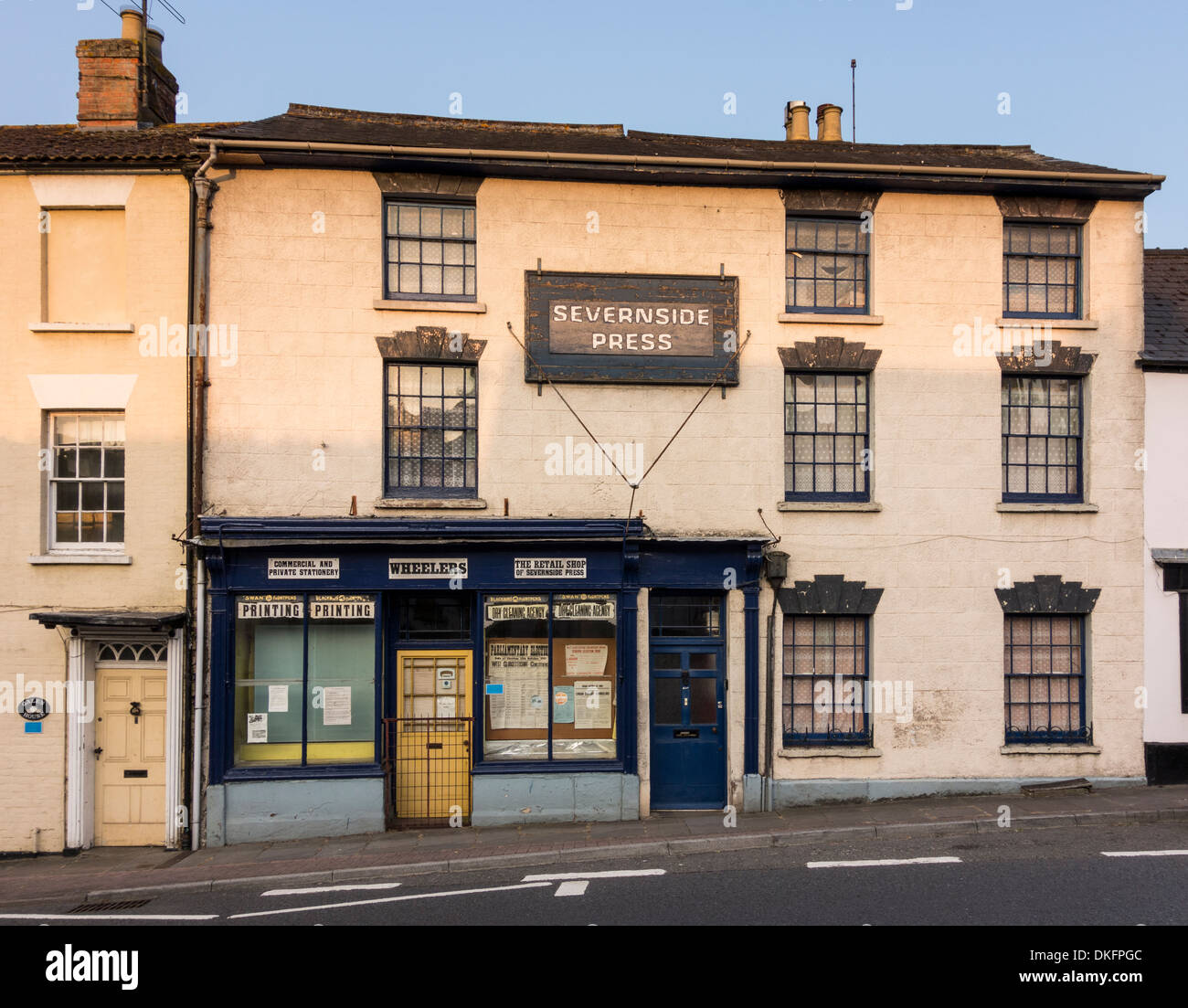Premere Severnside edificio è di grado 2 elencati, Scandicci ha sul Severn, Gloucestershire, Regno Unito Foto Stock