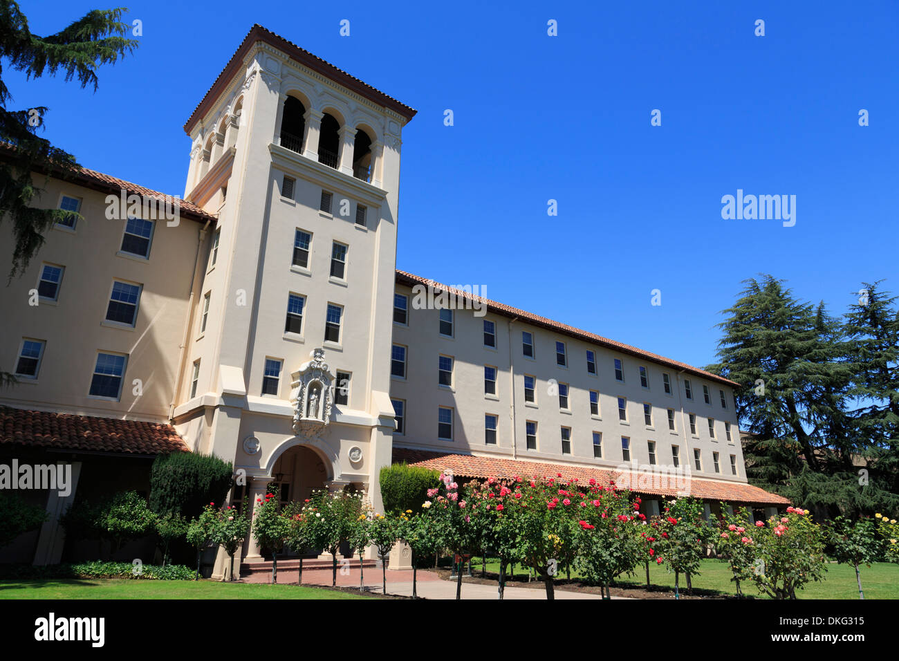 Nob Hill Hall di Santa Clara University, Santa Clara, California, Stati Uniti d'America, America del Nord Foto Stock