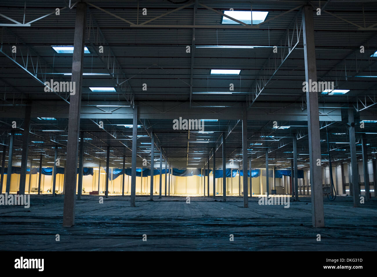 Svuotare il magazzino magazzino magazzino magazzino magazzino Foto Stock