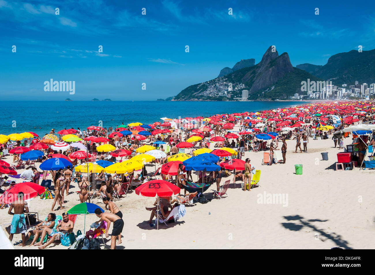 Famosa Copacabana, Rio de Janeiro, Brasile, Sud America Foto Stock