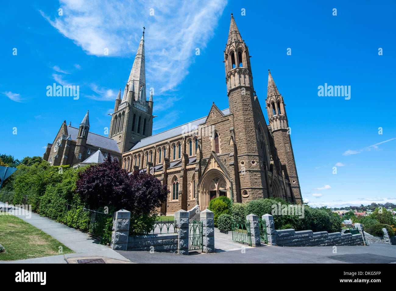 La Cattedrale del Sacro Cuore, Bendigo, Victoria, Australia Pacific Foto Stock