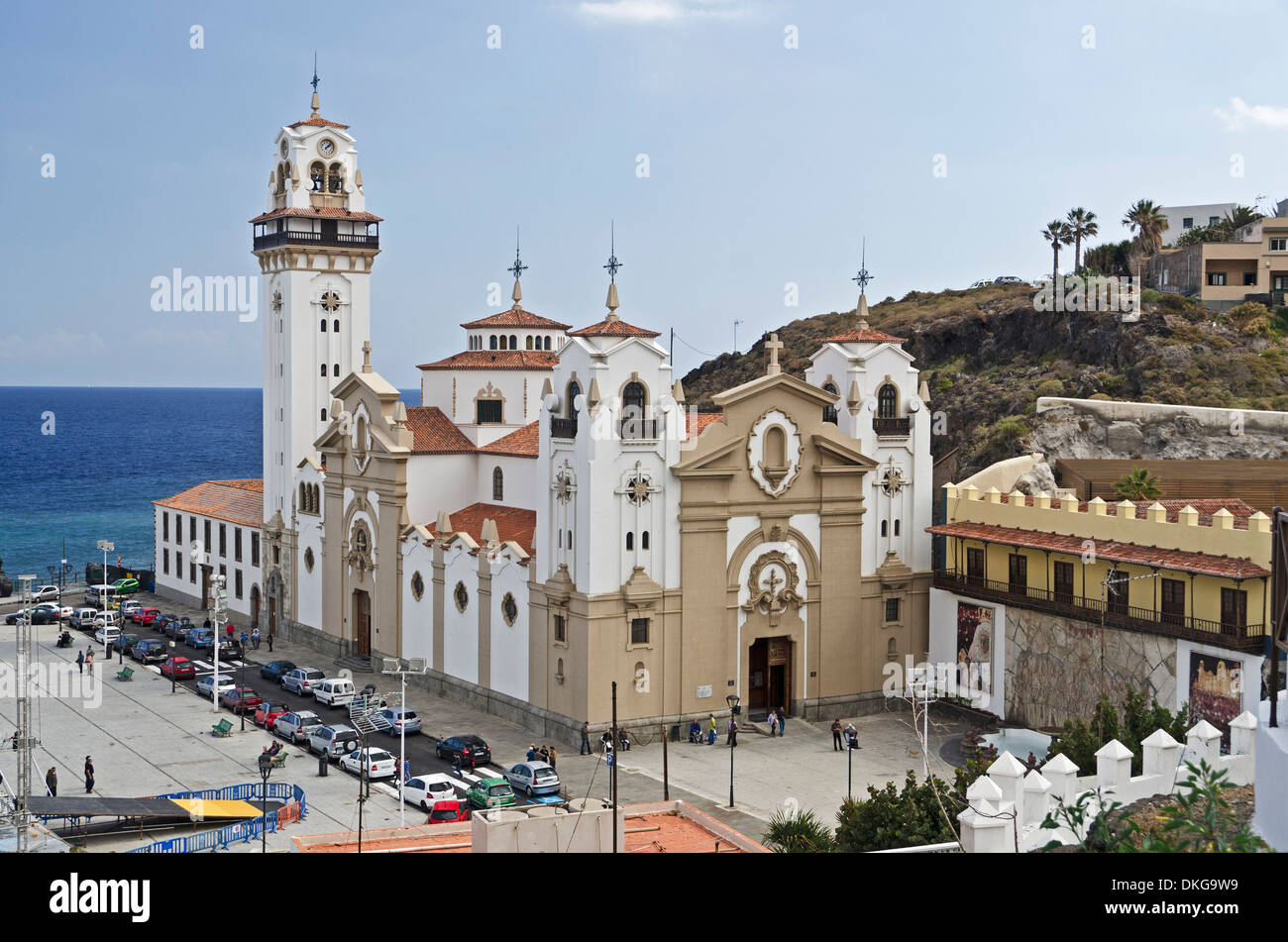 Basilica di Candelaria, candelaria, Tenerife, Spagna, Europa Foto Stock