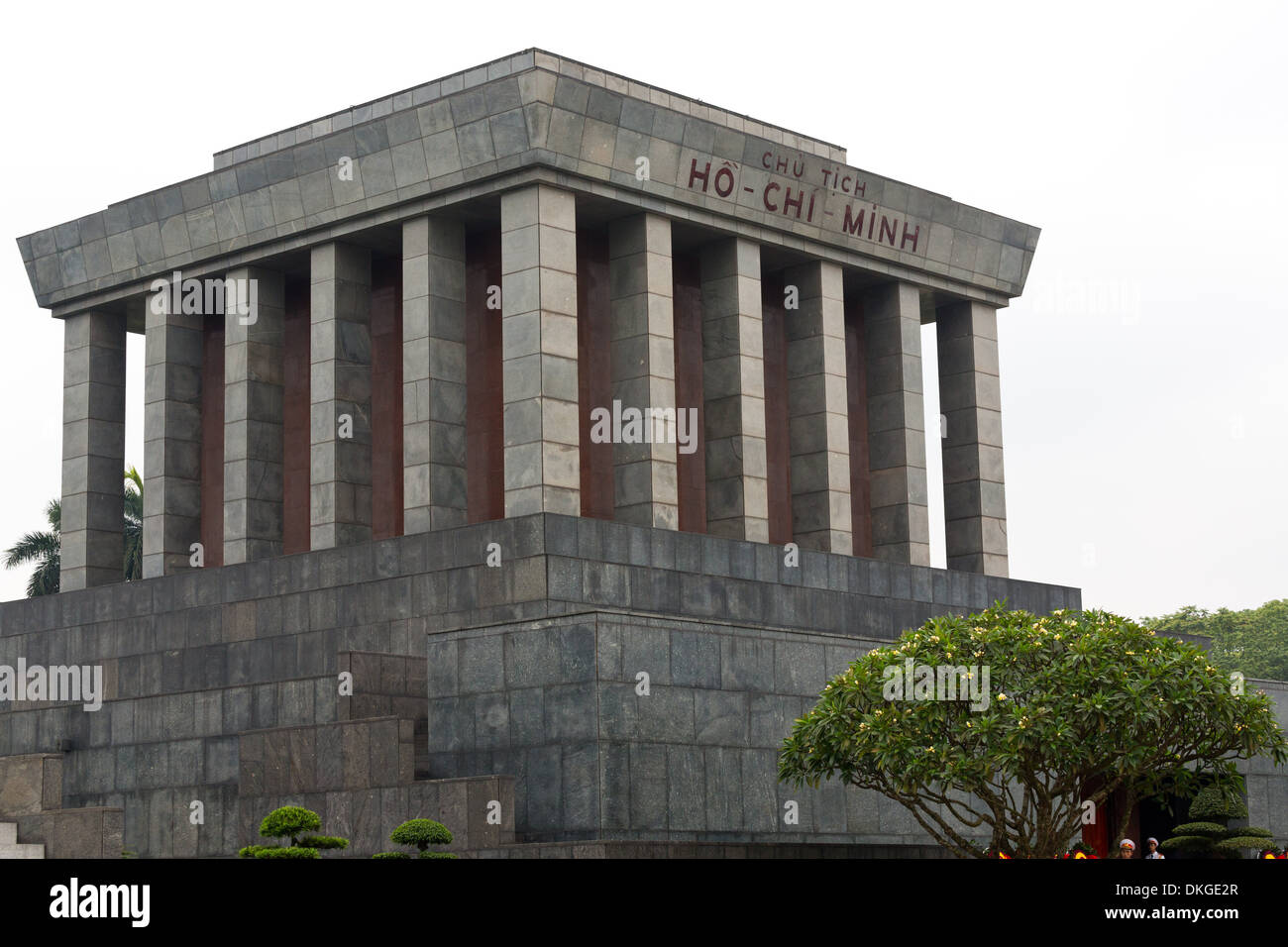 Il Mausoleo di Ho Chi Minh ad Hanoi, Vietnam Foto Stock