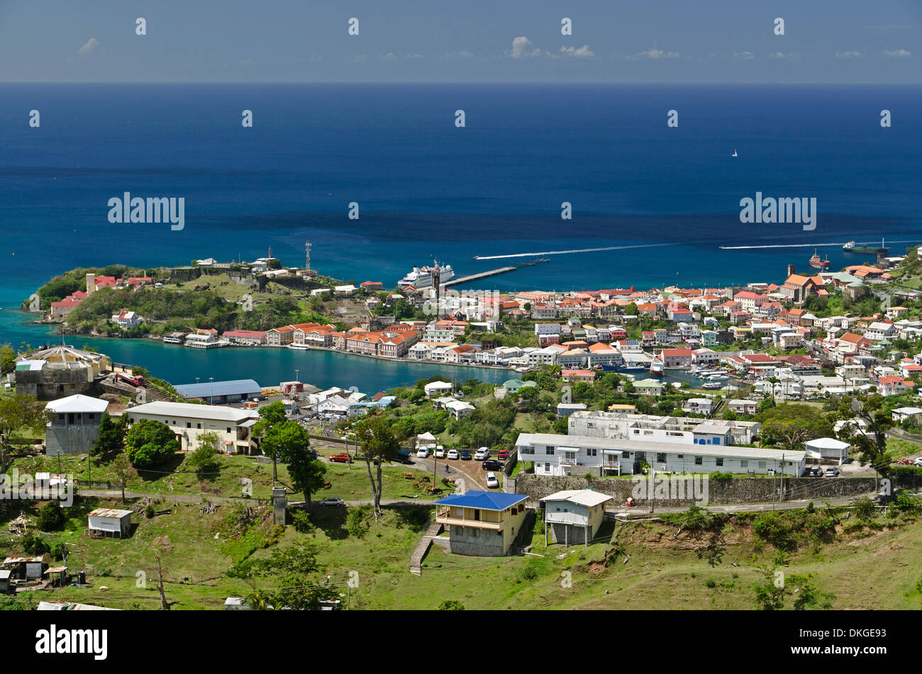 Saint George's, Grenada, isole Windward, Piccole Antille, Antille, Caraibi, America Foto Stock