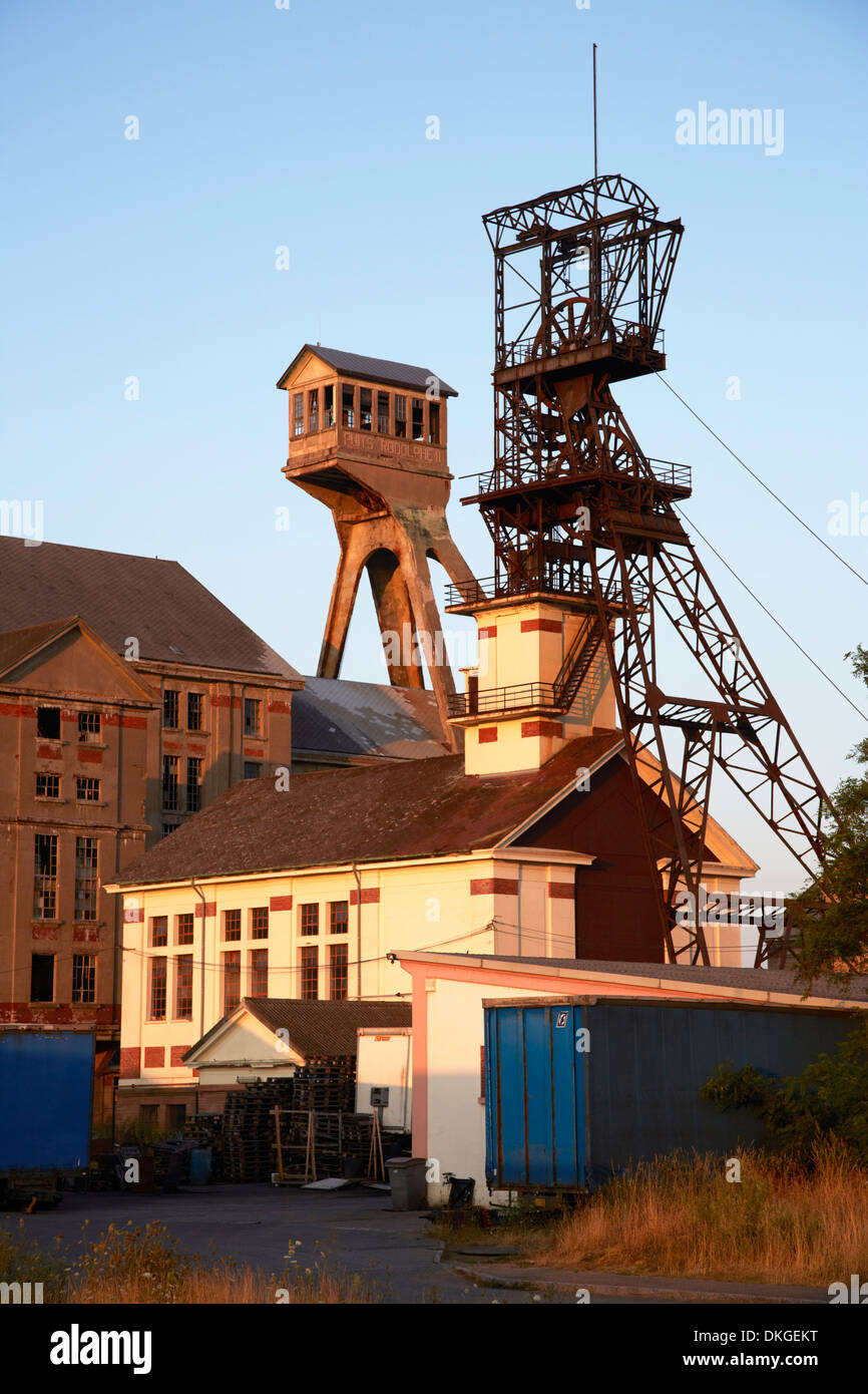 In disuso il funzionamento di data mining in Pulversheim, Alsazia, Francia Foto Stock