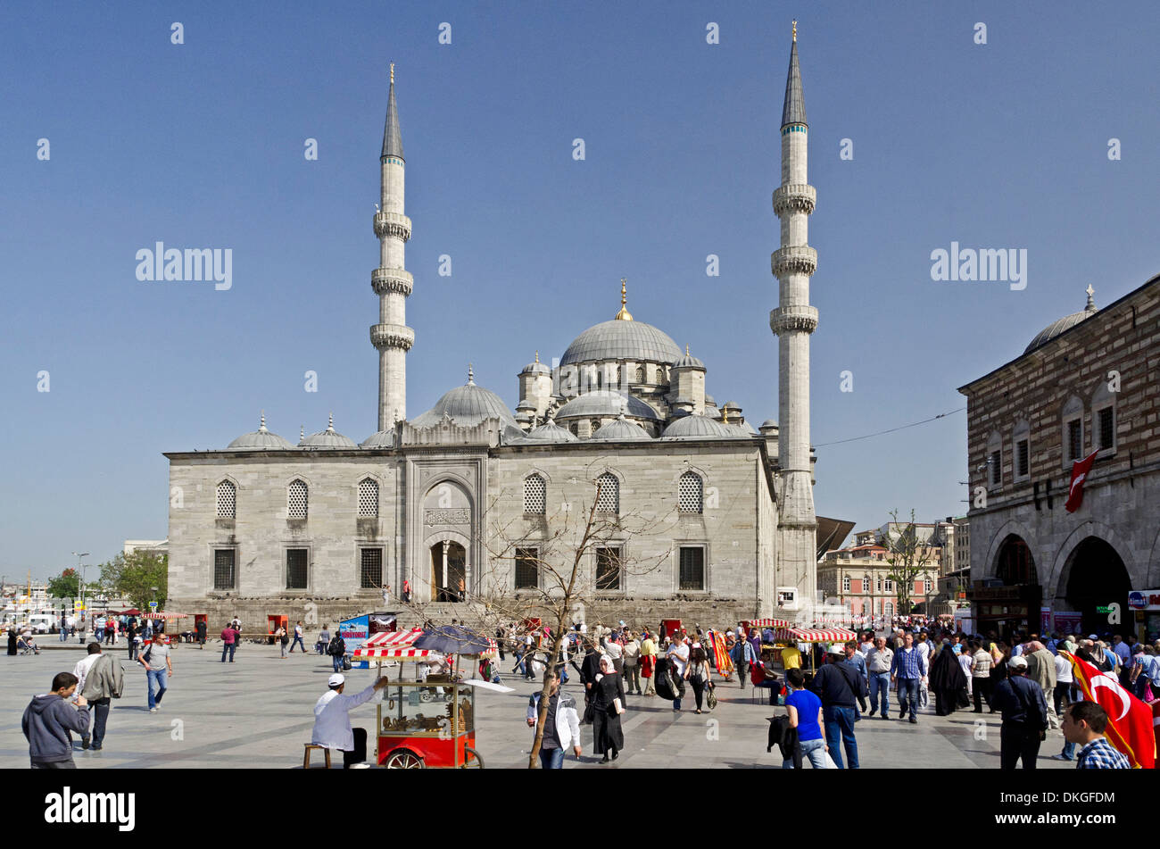 Nuova Moschea, Istanbul, Turchia Foto Stock