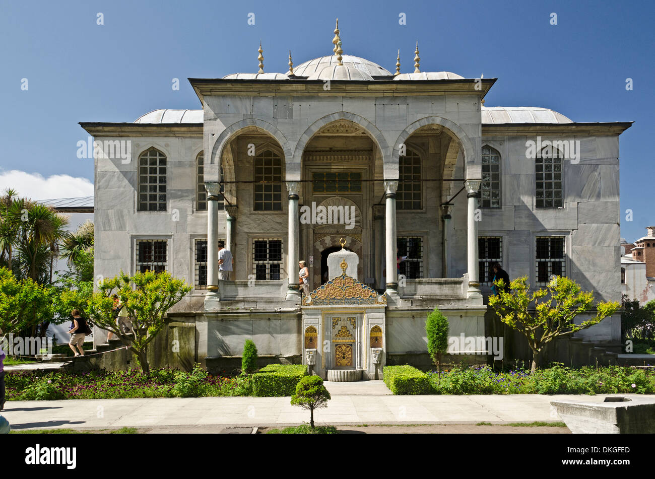 Biblioteca, Il Palazzo di Topkapi, Istanbul, Turchia Foto Stock