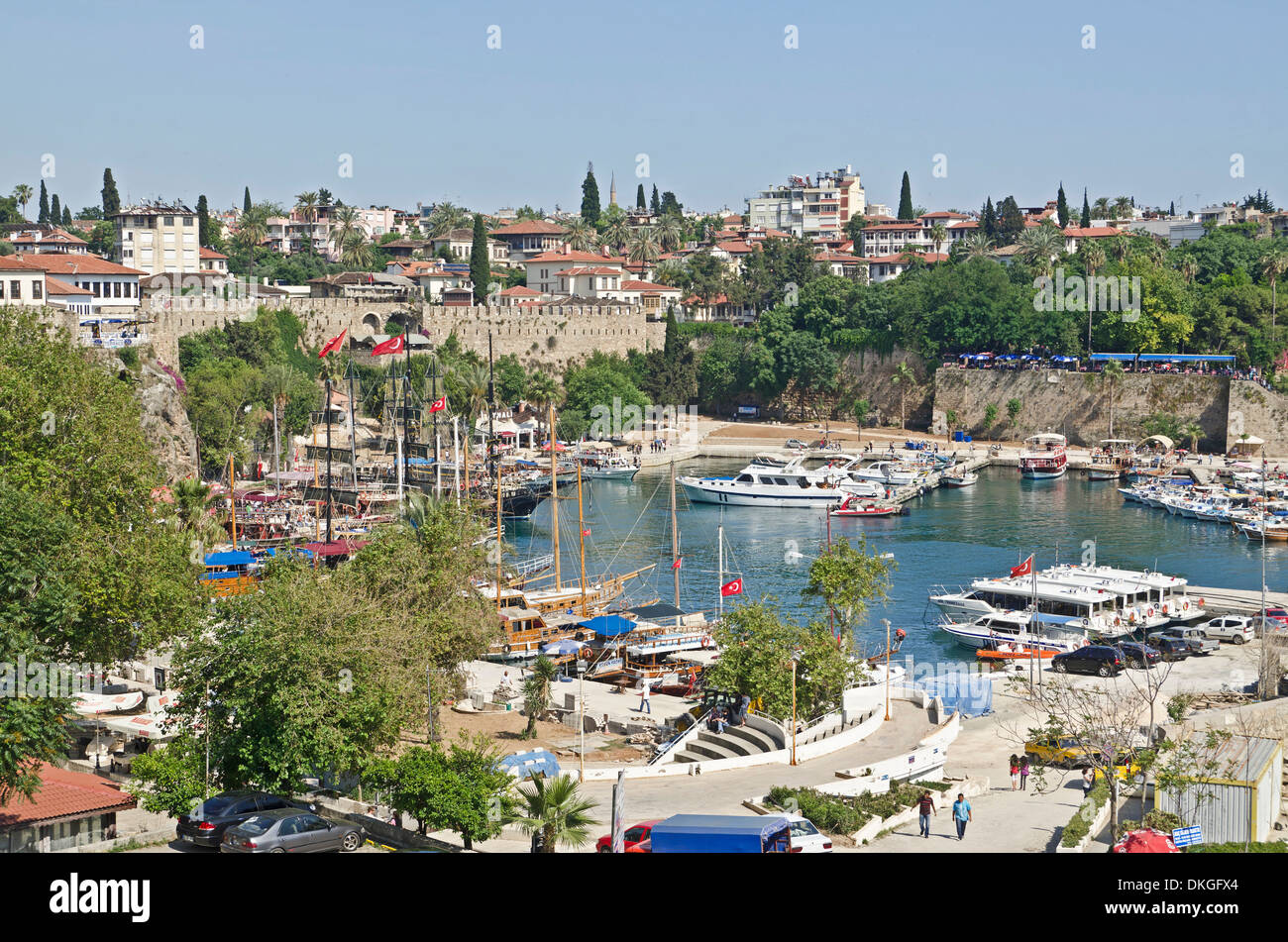 Porto di Antalya, Turchia, Asia Foto Stock