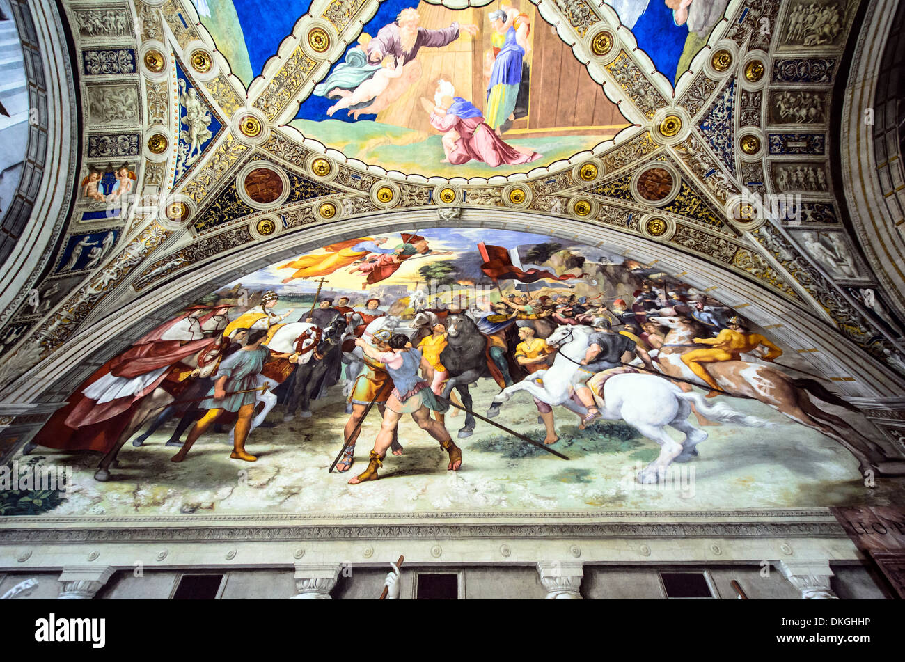 The meeting of leo the great and attila immagini e fotografie stock ad
