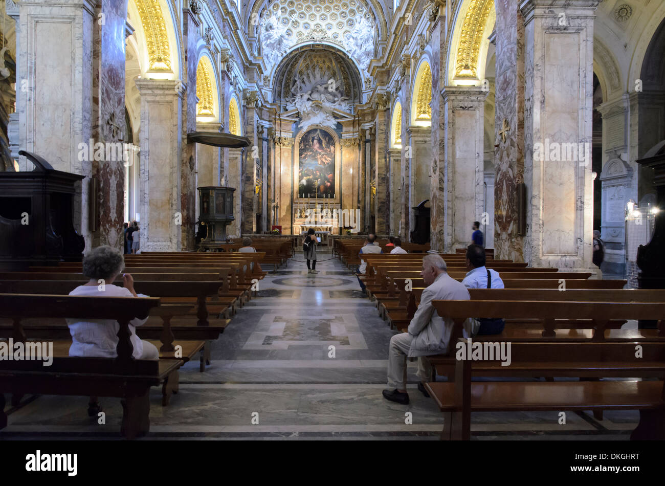 Interno della chiesa di San Luigi dei Francesi (Chiesa di San Luigi dei