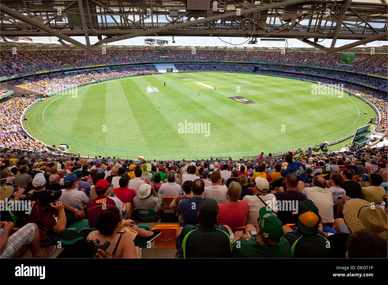 Il 'Gabba' cricket ground, Woolloongabba, Brisbane Qld, Australia Foto Stock