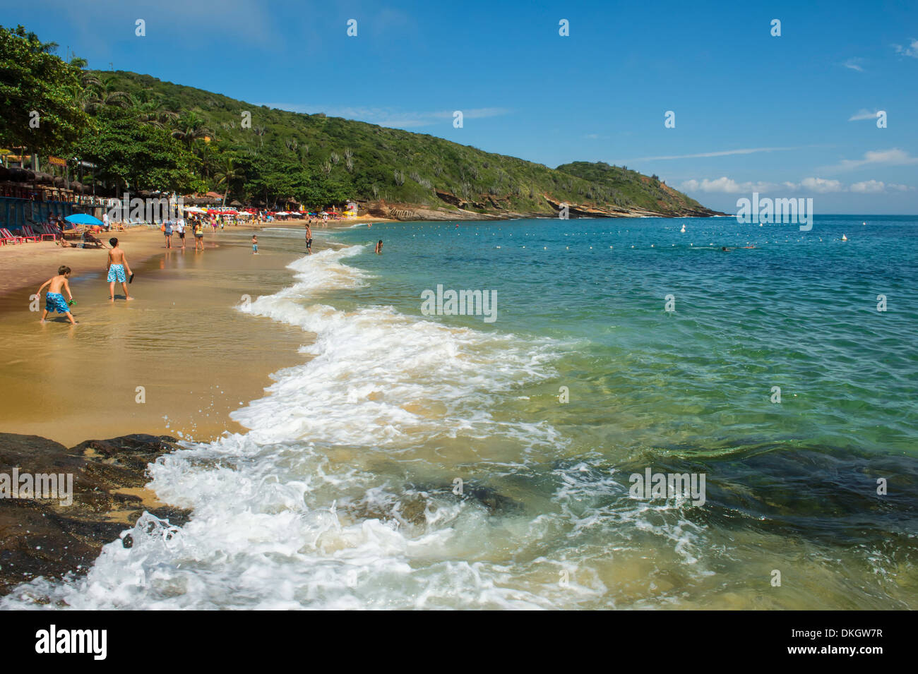 Joao Fernandes Beach, Buzios, Stato di Rio de Janeiro, Brasile, Sud America Foto Stock