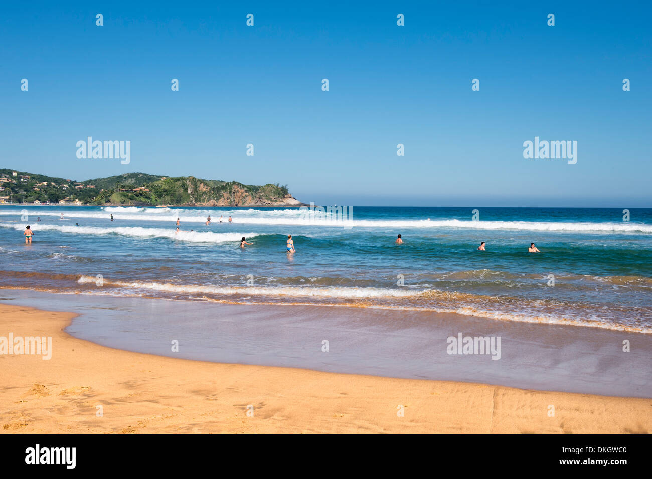 Praia da Geriba, Buzios, Stato di Rio de Janeiro, Brasile, Sud America Foto Stock