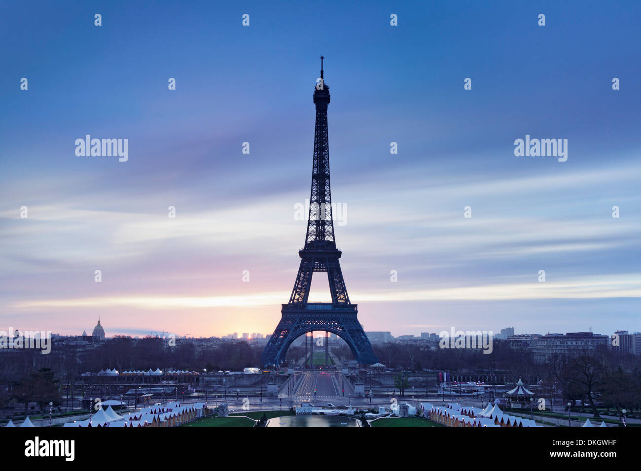 Torre Eiffel, Parigi, Ile de France, Francia, Europa Foto Stock