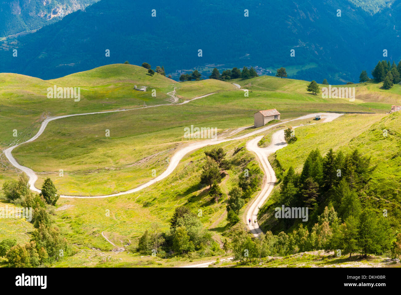 Vetan, Valle d'Aosta, Alpi Italiane, Italia, Europa Foto Stock