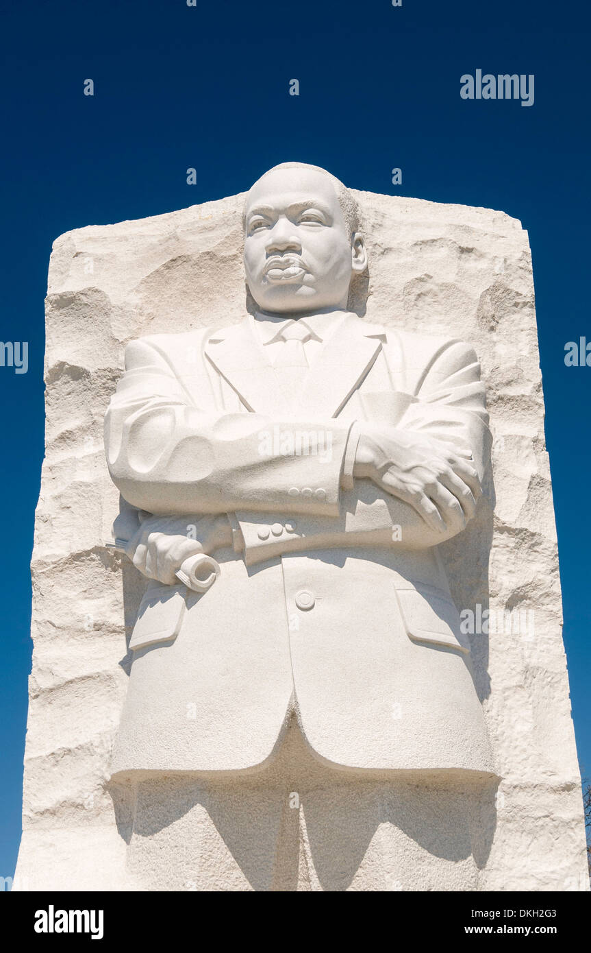 Il memoriale di Martin Luther King sul National Mall di Washington, Stati Uniti d'America, America del Nord Foto Stock